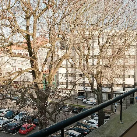 With Balcony In The Square Porto